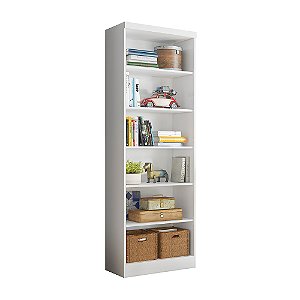 Armario Livreiro 1404 Branco - Qmovi