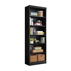 Armario Livreiro 1404 Preto - Qmovi