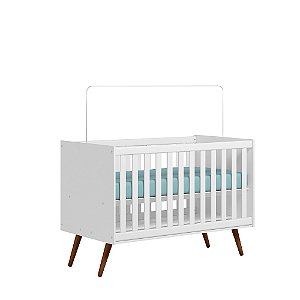 Berço Mini Cama Q Encanto Retro 3820 Branco - Qmovi