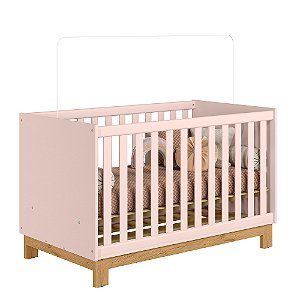 Berço Mini Cama Q Encanto Slim 4315 Rosa - Qmovi