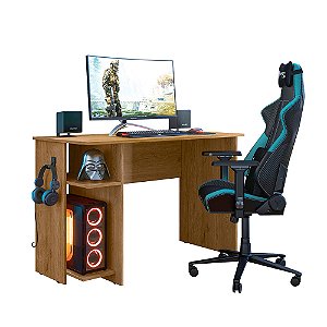 Mesa de Escritório Gamer 3875 Freijo - Qmovi