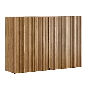Armário Aéreo 1200 Art 3 Portas Articulado Freijo / Riscatto