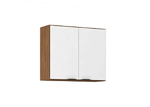 Armário Aéreo 2 Portas 80 cm Firenze 94241 Amendola / Branco