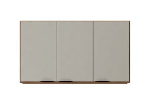 Armário Aéreo 3 Portas 120 Cm Firenze 94331 Amendola / Nude
