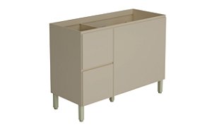 Balcão 1200 3 Portas 2 Gavetas Art Vanilla - Kits Parana