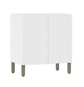 Balcão 800 2 Portas Art 6005 Branco / Artico - Kits Parana