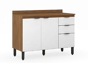 Balcão Cozinha C/ Tampo Firenze 93241 Amendola / Branco