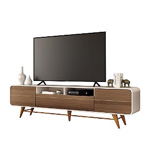 Bancada Rack Epoca Castanho / Off White - HB