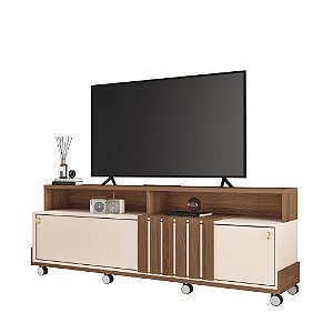 Bancada Rack Graci 1.8 Castanho / Off White - HB