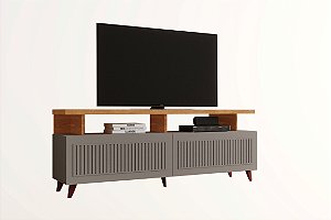 Bancada Rack Londres Fendi Metalic / Cinamomo - Grappa