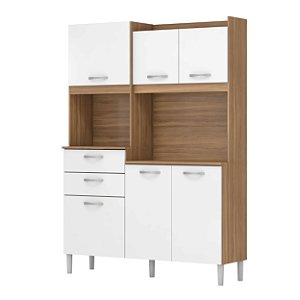 Cozinha Compacta 6 Portas Harmonia Amendola / Branco