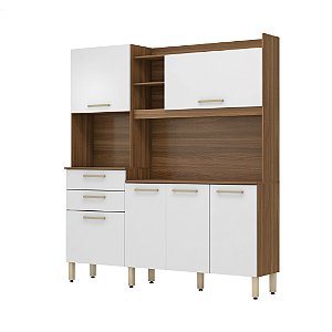 Cozinha Compacta 6 Portas Select Amendola / Branco Demóbile