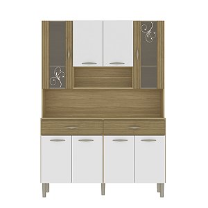 Cozinha Compacta 8 Portas Golden Plus 2518 Freijo / Supremo