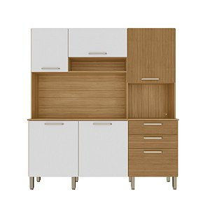 Cozinha Compacta Ferrara Plus 3029 Freijo / Supremo