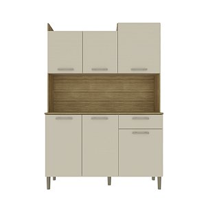 Cozinha Compacta Genova Plus 2519 Freijo / Soft
