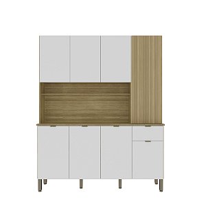 Cozinha Compacta Slow 3012 Freijo / Artico - Kits Parana