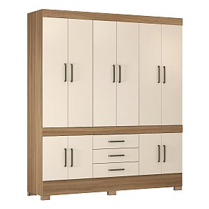 Guarda Roupa 10 Portas New Murano Amendola / Off White