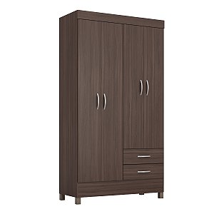 Guarda Roupa 4 Portas Astro Café Touch Demóbile