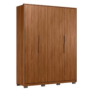 Guarda Roupa 4 Portas Attore Nogueira Touch Demartêz