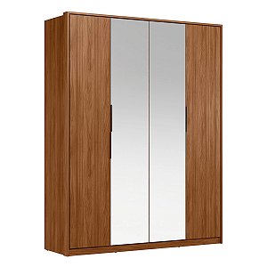 Guarda Roupa 4 Portas Attore Nogueira Touch Demartêz