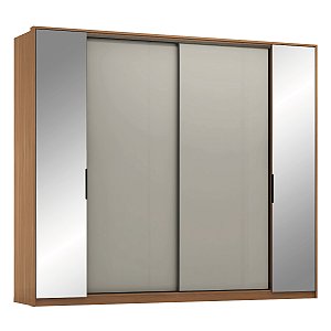 Guarda Roupa 4 Portas Laredo Amendola / Nude Prime Demartêz