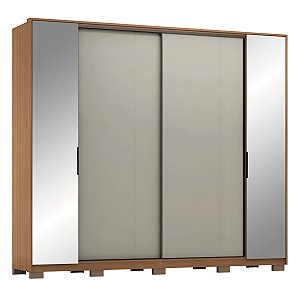 Guarda Roupa 4 Portas Laredo Amendola / Nude Prime Demartêz