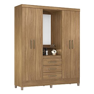 Guarda Roupa 4 Portas Pérsia Amendola Touch Demóbile
