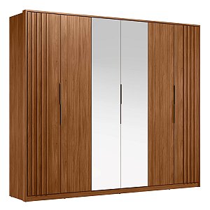 Guarda Roupa 6 Portas Atrice Nogueira Ripado Demartêz
