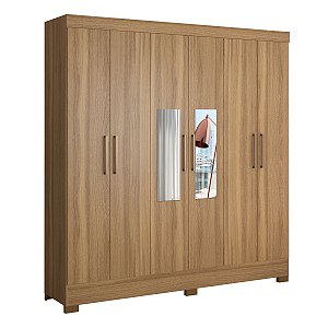 Guarda Roupa 6 Portas Prático Casal Amendola Demóbile