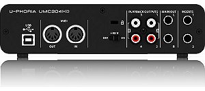 Interface De Áudio Behringer U-phoria Umc204hd