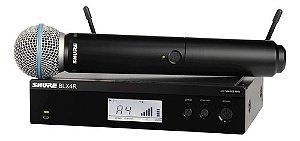 Sistema Blx24r/b58 Sem Fio Em Rack Com Microfone Beta 58a