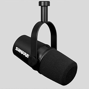 Microfone Shure Xlr Mv7x Podcast Cor:Preto