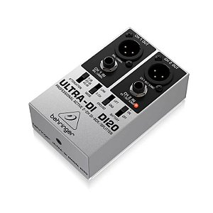 Direct Box Ativo 2 Canais - Behringer Ultra Di20
