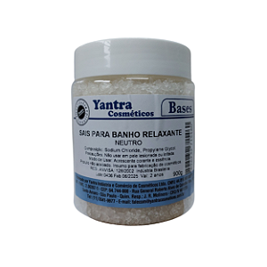 Sais para Banho Grosso Relaxante Neutro 900g