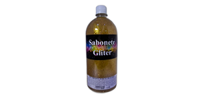 Base Sabonete Liquido Gliter Dourado  1l