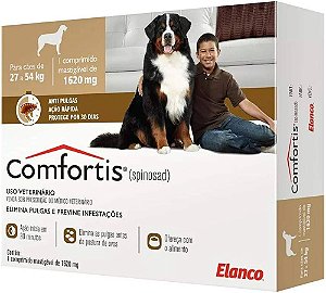 Antipulgas Comfortis 1620mg - Para cães de 27 a 54kg