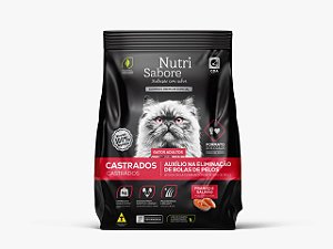 Ração Nutri Sabore Premium Especial Gato Castrado 10,1kg Sabor Frango e Cereais