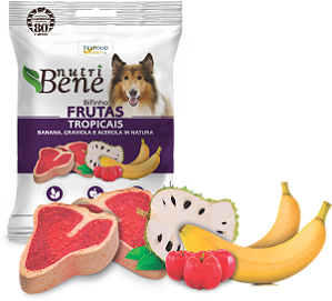 Bifinho Nutri Bene Sabor Frutas Tropicais, Banana, Graviola e Acerola