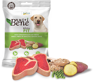 Bifinho Fit Nutri Bene Sabor Aveia, Fibra de Ervilha e Batata Doce