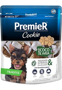 PremieR Cookie Cães Filhotes Sabor Coco e Aveia