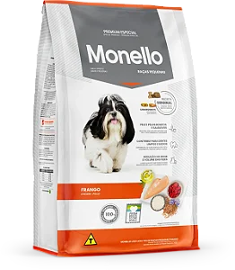 Monello Especial Cães Adultos Raças Pequenas 15Kg Sabor Frango