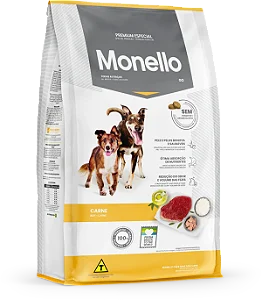 Monello Especial Cães Adultos Go 15Kg Sabor Carne