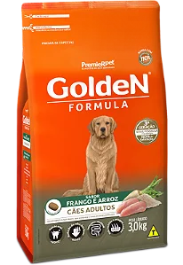 Golden Cães Adultos 15Kg Sabor Frango e Arroz