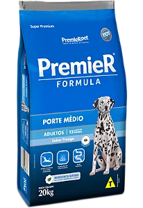PremieR Formula Cães Adultos Porte Médio  Frango 20kg - Sabor Frango