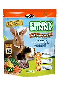 Funny Bunny Delícias da Horta Ração para Pequenos Roedores e Coelhos 500g