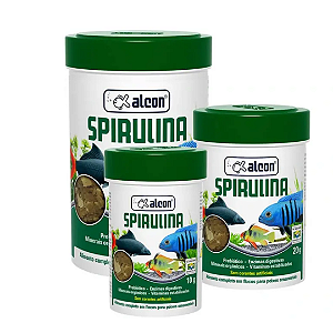 Alcon Spirulina -10g Alimento completo em flocos para peixes ornamentais
