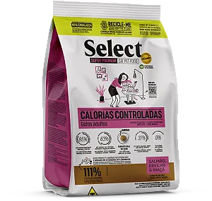 Ração Select By Monello Calorias Controladas – Gatos Adultos 1,5kg