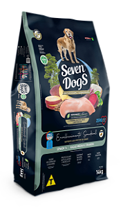 Seven Dogs Cães Sênior Porte Médio e Grande 14Kg Sabor Frango, Batata Doce e Beterraba