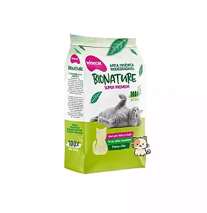 Areia Biodegradável Wisecat Bionature 4kg