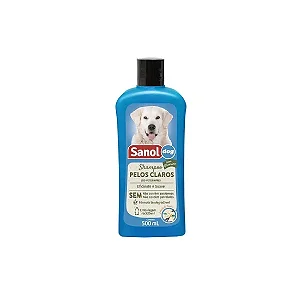 Shampoo Pelos Claros Sanol Dog 500ml